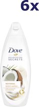 6x Dove Douchegel - Restoring Ritual Coconut + almond 225ml