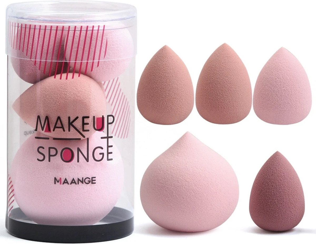 Make up sponsjes 5 stuks foundation beauty blender driehoek spons schuim
