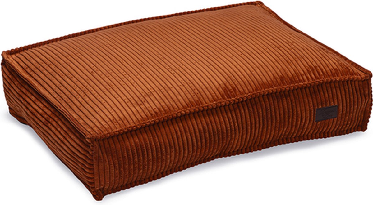 Designed by Lotte Ribbed - Hondenkussen - Terracotta