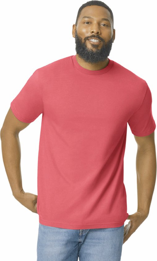 Heren-T-shirt Softstyle™ Midweight met korte mouwen Heliconia - 3XL