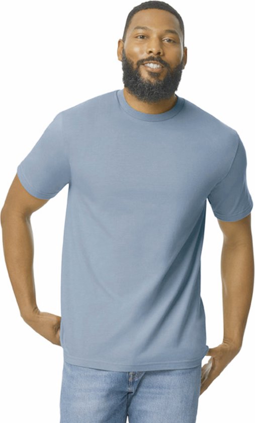 Heren-T-shirt Softstyle™ Midweight met korte mouwen Stone Blue - XL