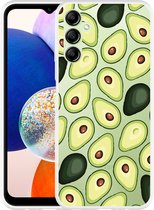 Cazy Hoesje geschikt voor Samsung Galaxy A14 4G/5G Avocado's