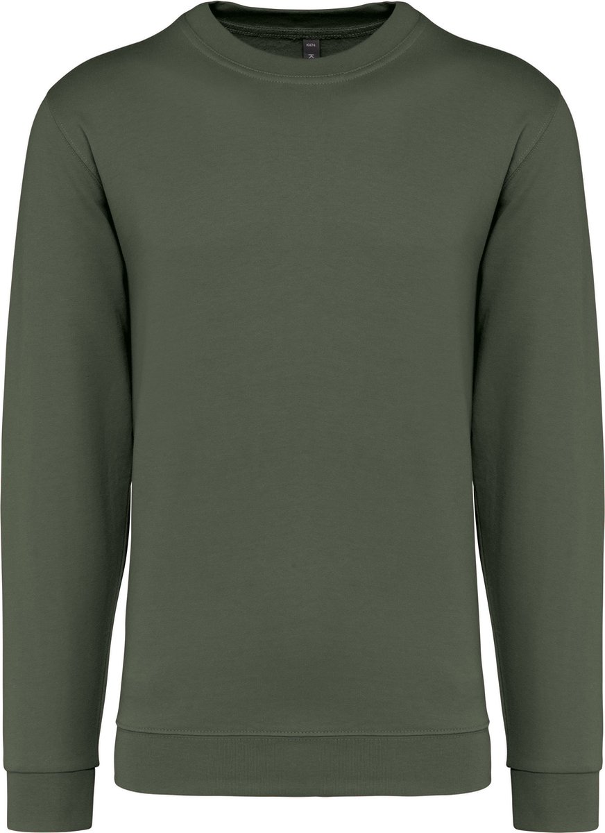 Sweater ‘Crew Neck Sweatshirt’ Kariban Collectie Basic+ 3XL Caper Groen