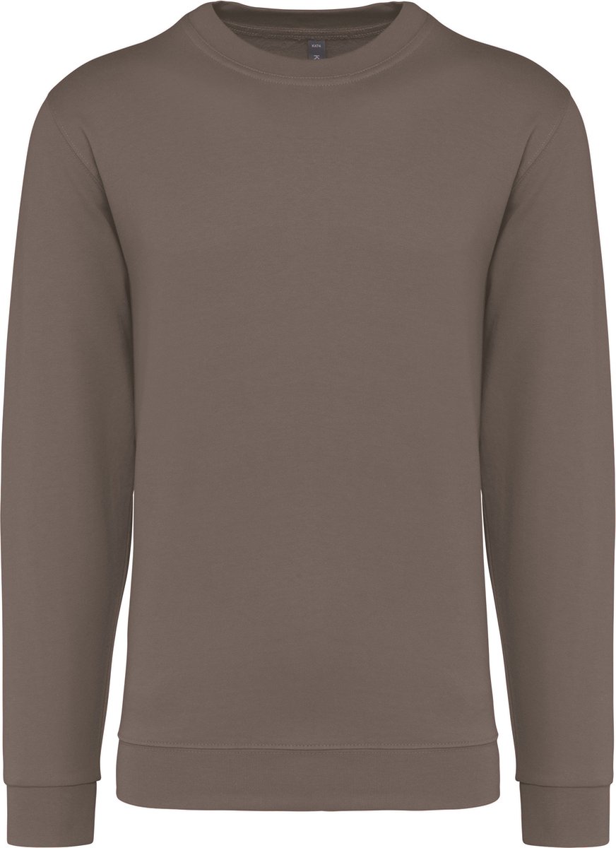 Sweater 'Crew Neck Sweatshirt' Kariban Collectie Basic+ S - Moka Brown