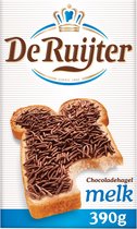 De Ruijter - Chocoladehagel Melk - 390 gr - 4 stuks