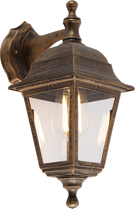 QAZQA capital - Klassieke Wandlamp voor buiten - 1 lichts - D 197 - Buitenverlichting