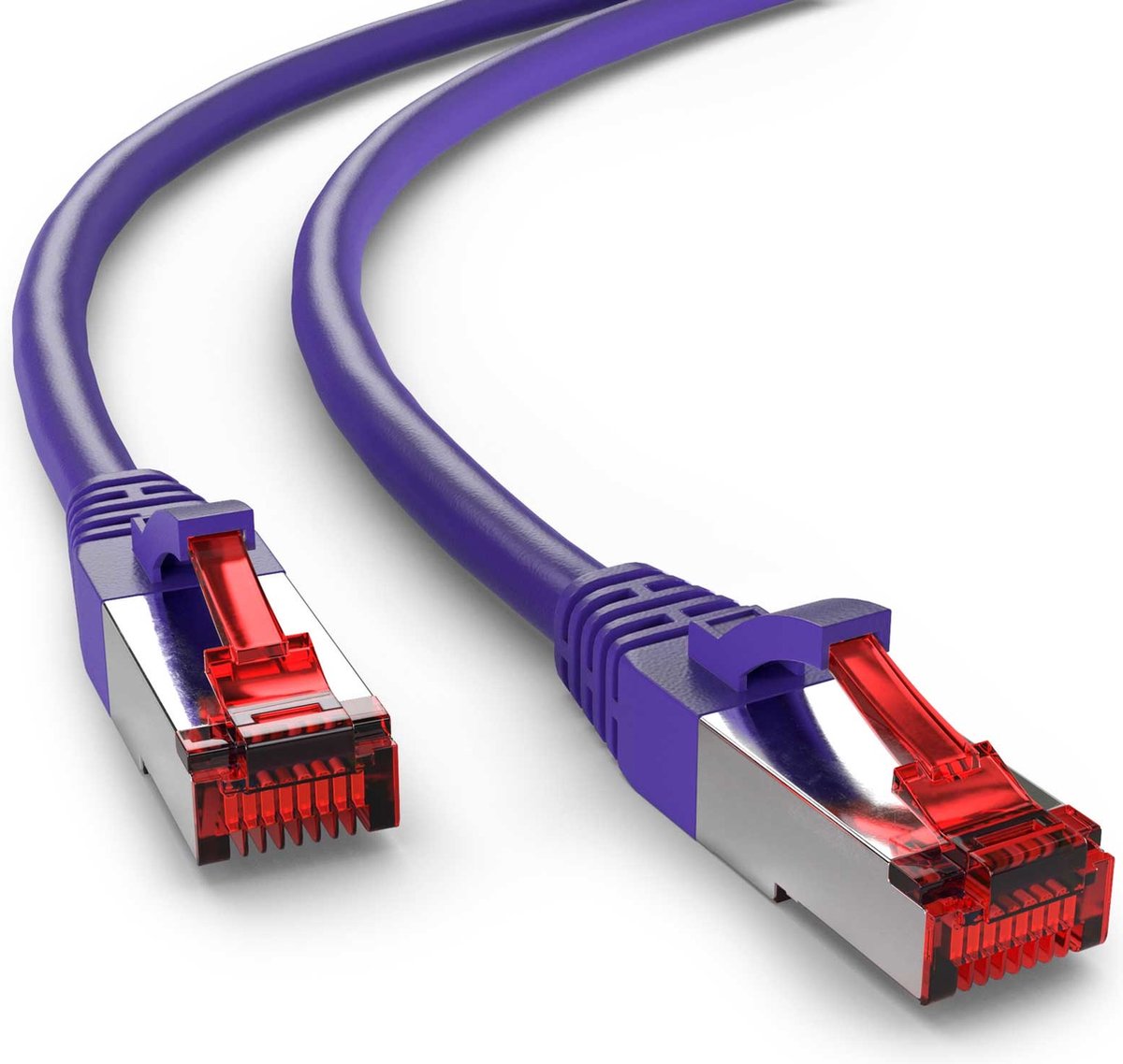 Intellinet ICOC CCA6F-005-VL - Cat 6 UTP-kabel - RJ45 - 0.5 m - Paars