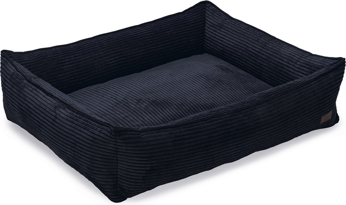 DbL Ribbed - Hondenmand - Antraciet - 95x80x23cm - Groot