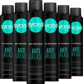 Syoss - Droogshampoo - Anti-Grease - Haarverzorging - Voordeelverpakking - 6 Stuks