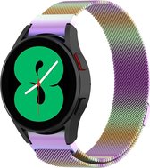 By Qubix - Samsung Galaxy Watch 5 Pro - 45mm - Bracelet milanais (connecteur rond) - Multicolore - Bracelet de montre - bracelet smartwatch - bracelets