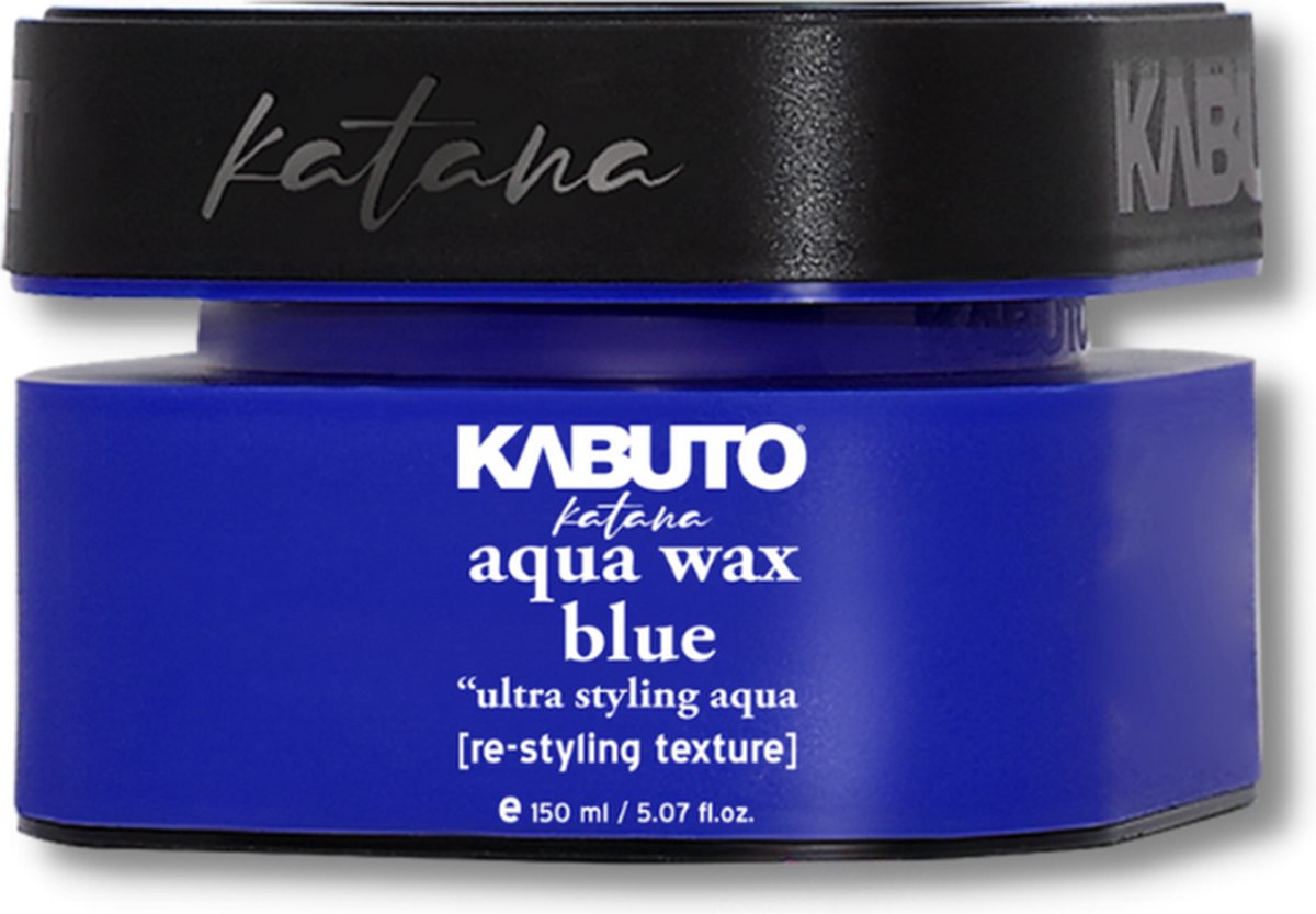 Kabuto -Katana - Hair Aqua Wax - Ultra Styling Aqua - Blue - 150ml