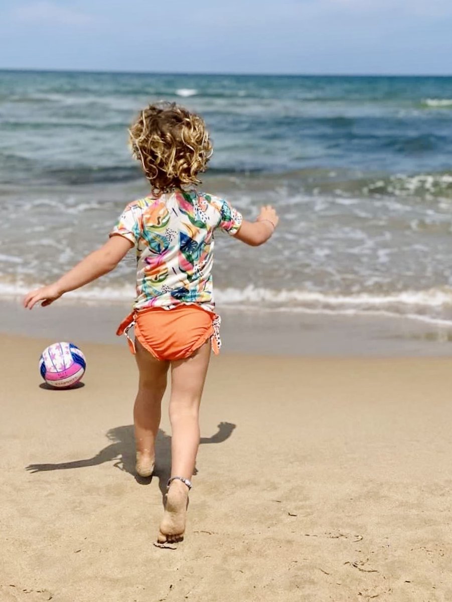 Ducksday - UV shirt - Zwemset - omkeerbare bikinibroek - voor meisjes - UPF 50+ - Tweedelig - sneldrogend - Moana — afbeelding 18