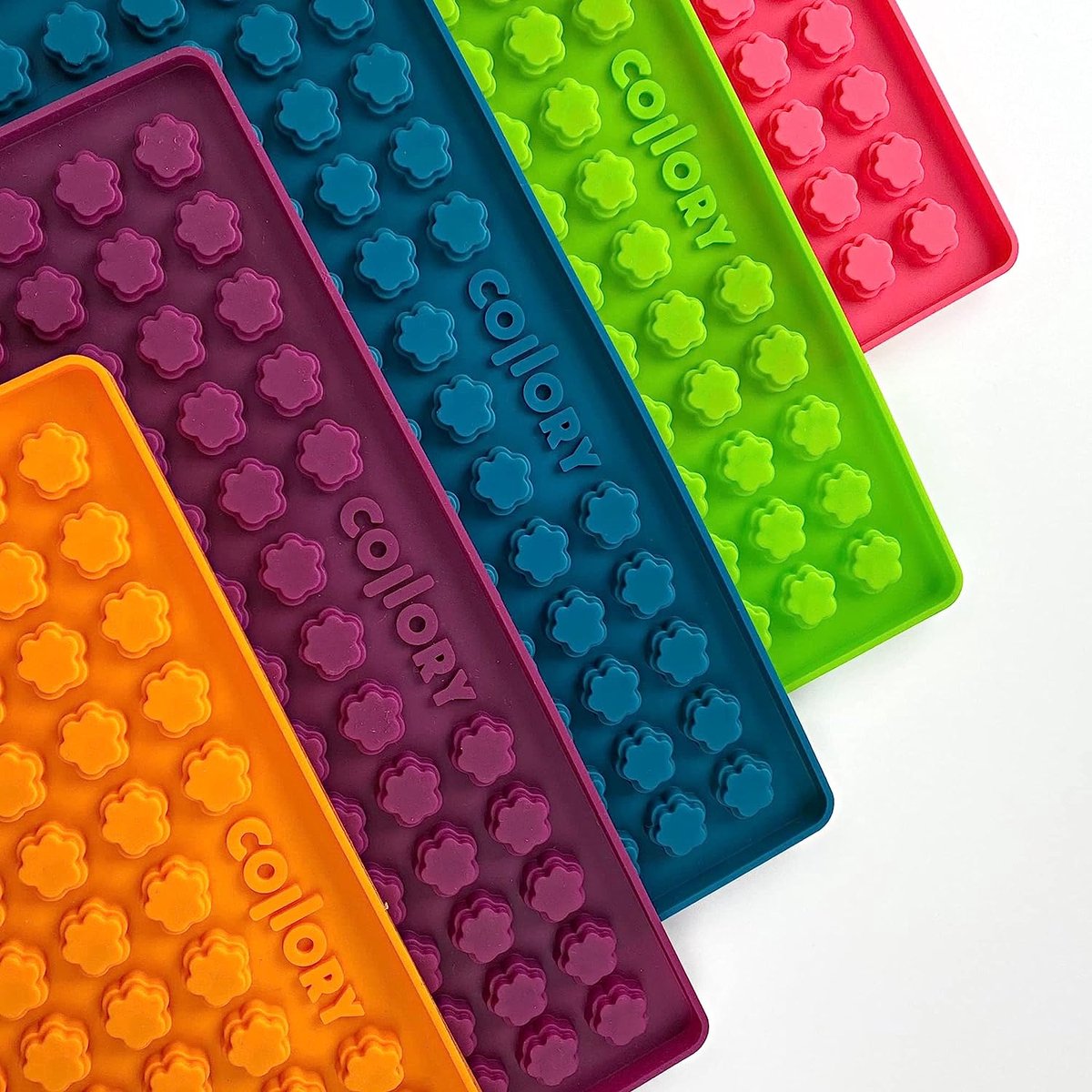 Lot De 4 Moules Silicone Friandises Chien - Forme Patte Et Os - Sans BPA - Four Et Congélo