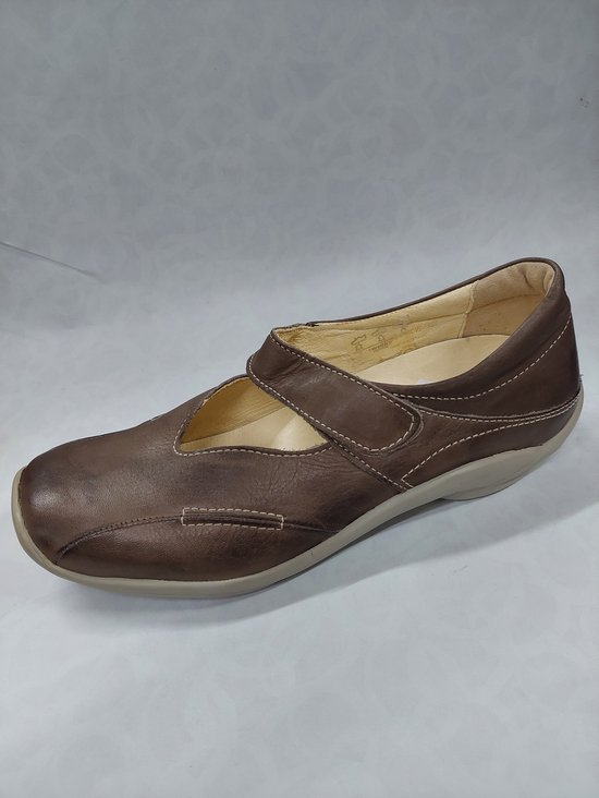 WOLKY 1665 / Collins / mocassins velcro / marron / taille 41