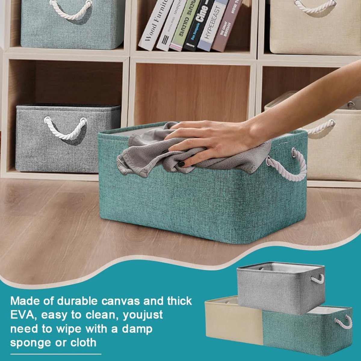 Curver essentials opbergbox - 26 liter - zwart