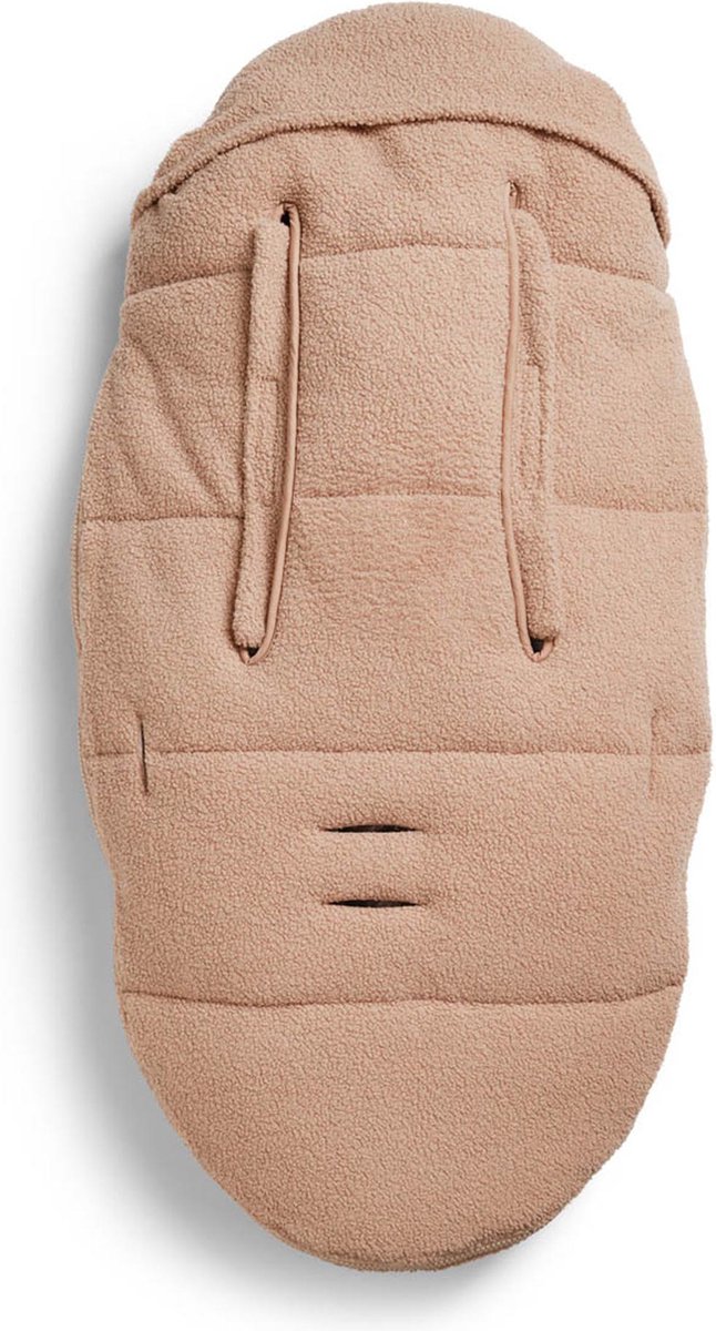 Elodie Voetenzak - Voetenzak - Voetenzak Buggy - Voetenzak Kinderwagen - Voetenzak universeel - Pink Bouclé — afbeelding 2