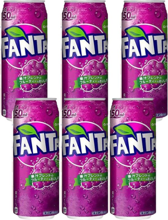 Fanta Grape Japan 500ML 6-Pack (6x500ML)