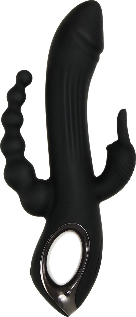 Goedkoopste Evolved - Trifecta Rabbit Vibrator - Zwart