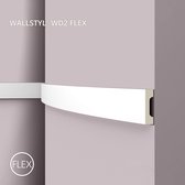 Wandlijst NMC WD2 Flex ARSTYL Noel Marquet Deuromlijsting flexibel Lijstwerk Plint tijdeloos klassieke stijl wit 2 m