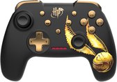 Harry Potter - Draadloze Controller - Geschikt voor Switch & Switch OLED - Gouden Snitch Model - Zwart - 1m Kabel