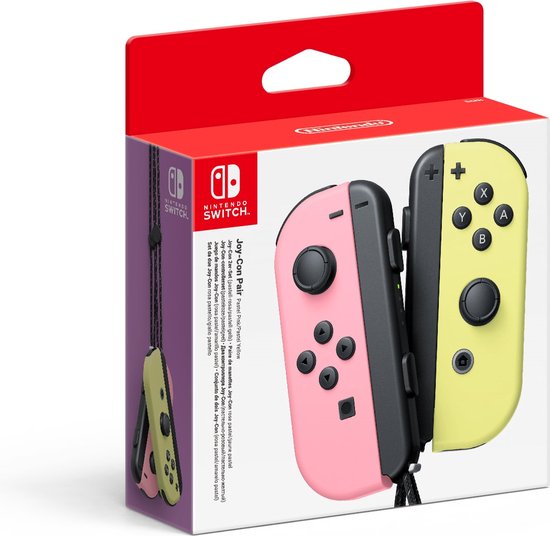Nintendo Switch Joy-Con Controller paar - Pastel Roze en Geel - Nintendo