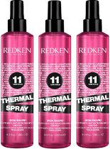 Redken Iron Shape 11 - Thermal Holding Spray - Heatprotection - Haarspray - 3x 250 ml