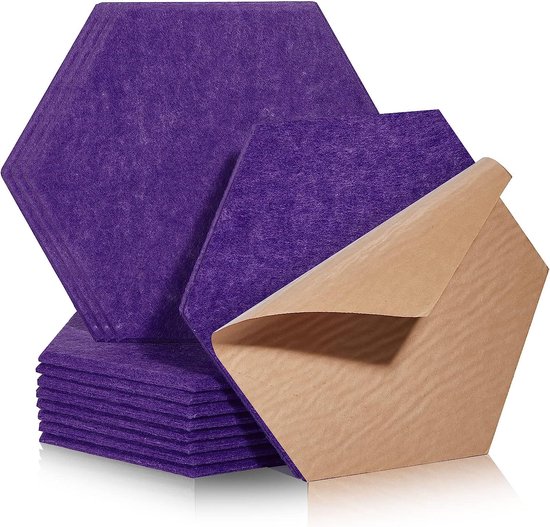 Hexagon akoestische panelen | Uniek design & topkwaliteit – AKU Woodpanel NL