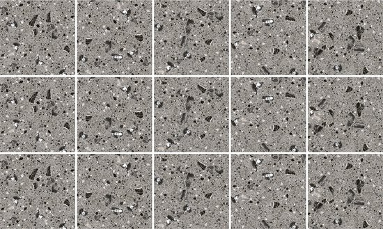 Ulticool Decoratie Sticker Tegels - Graniet Effect Terrazzo Accessoires Grijs Zwart - 15x15 cm - 15 stuks Plakfolie Tegelstickers - Plaktegels Zelfklevend - Sticktiles - Badkamer - Keuken