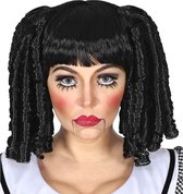 Widmann - Costume de Pop - Perruque Living Dead Killer Doll - Zwart - Halloween - Déguisements