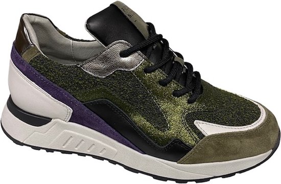 Piedi Nudi 2507-17-07 Green-sneakers-veterschoen MT 37