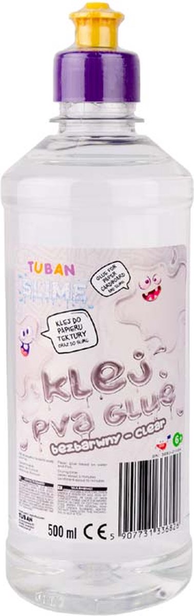 Tuban - pva lijm voor slijm - helder 500 ml afbeelding 1