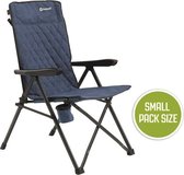 Outwell Lomond campingstoel - gevoerde bekleding - 5 standen - blauw