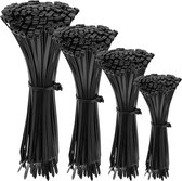 Polyamide kabelbinders, Tie Rips, zwarte kabelbinders set 4,8 mm / 400 stuks