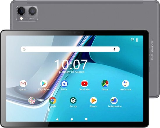 Elementkey Ai-Obsidian – 4G LTE Tablet - Simkaart - 10.1 Inch 4GB Ram