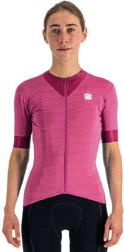 Sportful Fietsshirt Korte Mouwen Paars Dames - Kelly W Short Sleeve Jersey Cyclamen-L