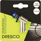 Dresco Co2 Pompkop Universal 16-25 Gram Staal Zilver