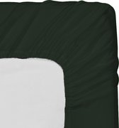 Hoeslaken Micropercal 2 persoons Lits-Jumeaux en strijkvrij (180 x 200cm) Donker groen