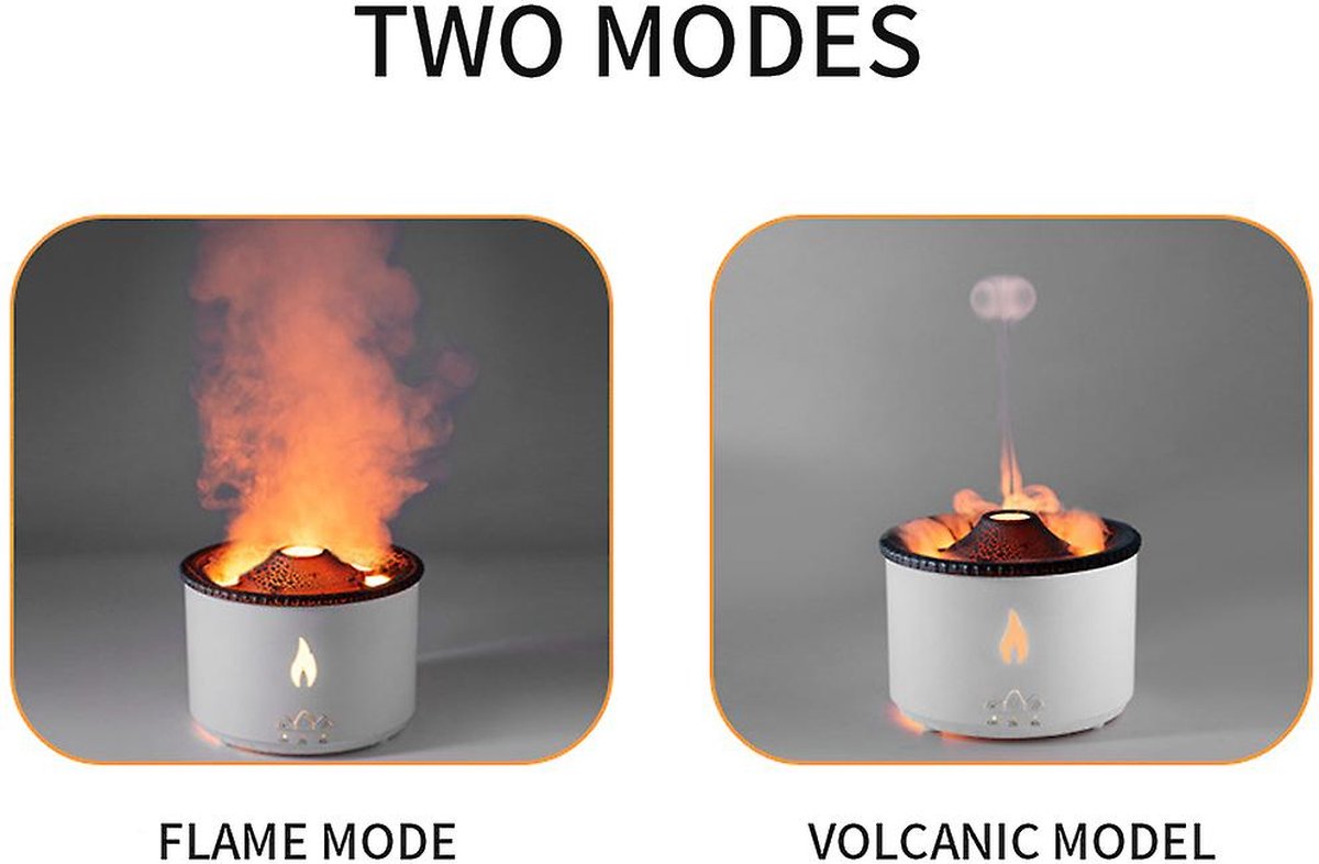 Air Flame Aroma Volcan Fire Diffuseur pour humidificateur d'huile