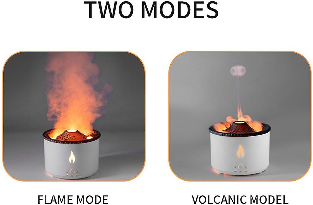 Diffuseur Volcano - Nébuliseur d'air - Humidificateur - Huile de