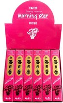 Nippon Kodo Morning Star - Rose - Roos - Japanse wierook - 12-pack