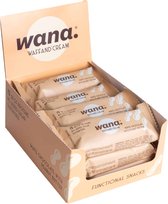 Wana | Waffand' Cream | White Chocolate With Peanut Butter | 12 Stuks | 12 x 43 gram