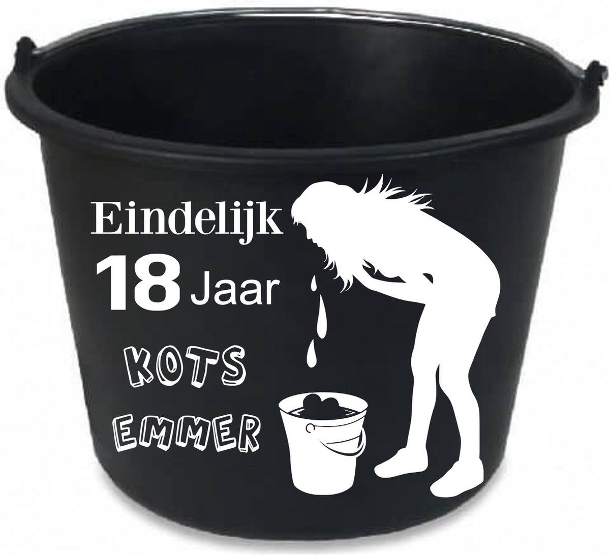 Kots Emmer Meisje Vrouw 18 Jaar met naam Verjaardag Geschenk  Gepersonaliseerd Cadeau | bol