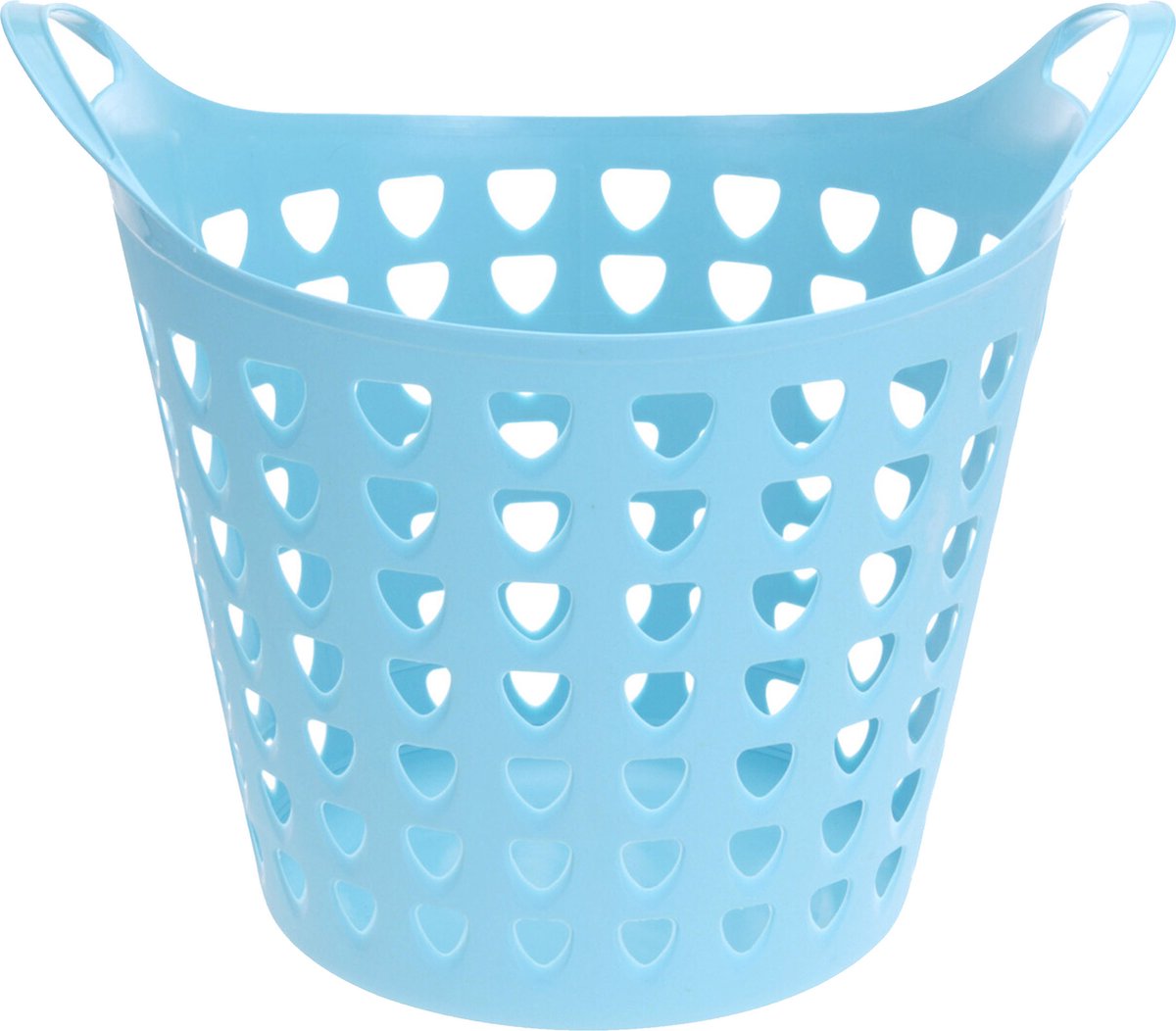 Goedkoopste Excellent Houseware Flexibele wasmand - blauw - 26 liter - kunststof - 40 x 42 cm
