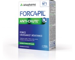 Arkopharma - Forcapil Tegen Haaruitval Om Haaruitval Tegen te gaan en de Groei en Weerstand Terug te Vinden – 30 Tabletten 1 Maand