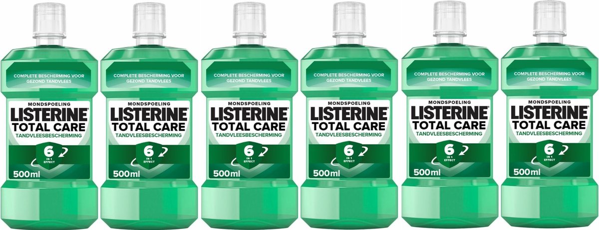 Bol.com Listerine Tand & Tandvlees Bescherming - 6x500ml - Voordeelverpakking aanbieding