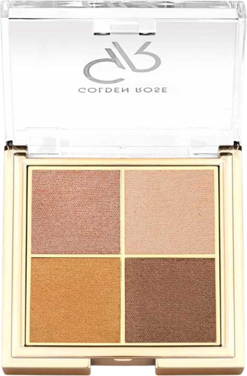 Golden Rose - Quattro Eyeshadow Palette 07 - 4 in 1