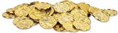 Goudkleurige munten 200 stuks - Schatkist munten - Feestartikelen