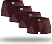 BOXR Underwear - Bamboo Boxershort Heren - 4-Pack - XXL - Onderbroeken Heren - Bamboe Ondergoed Heren - Zachte Bamboe Boxershorts voor Mannen