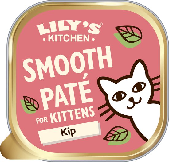 Lily's Kitchen Paté voor Kittens Kattenvoer nat met Kip 19 x 85 g
