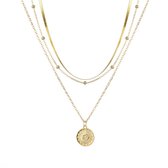 Sorprese Ketting - Rome - Goud - Ketting Dames - cadeau - Model Y